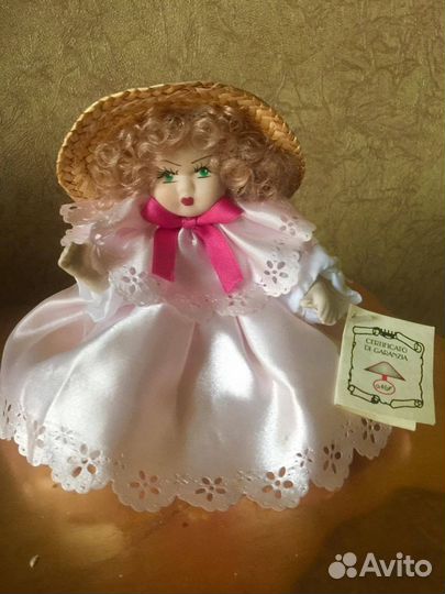 Кукла фарфоровая Capodimonte Porcelain Италия