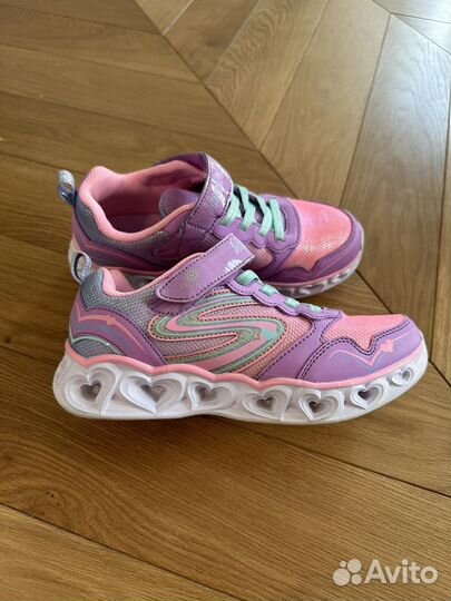 Кроссовки для девочки skechers 35