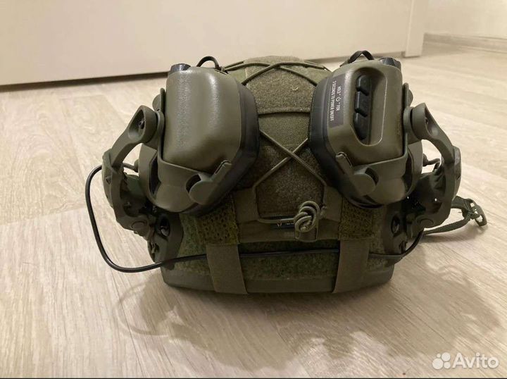 Комплект наушники Earmor M32 + крепления на шлем