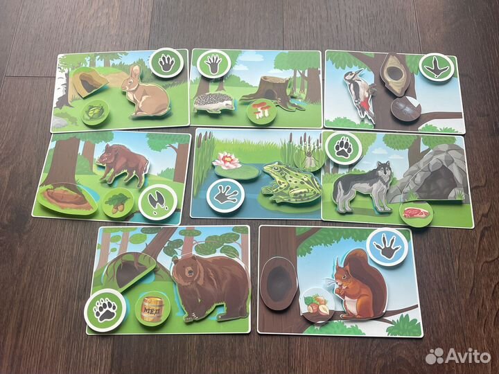 Настольная игра Pic'n Mix Лесные животные, в боксе