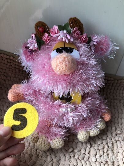 Логопедическая вязаная игрушка говорушка