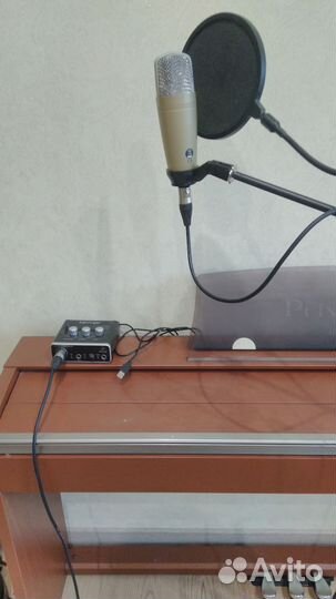 Микрофон behringer c1 + u-phoria um2