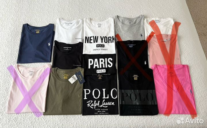 Футболки Calvin Klein Ralph Lauren из США оригинал