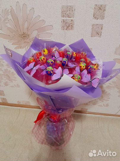 Букет из бабочек светящиеся