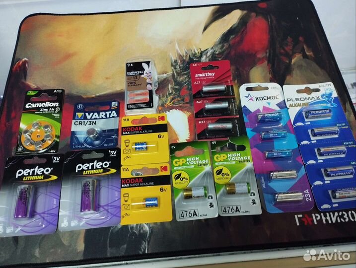 Большой Выбор Батареек AA,AAA, Крона, Таблетки