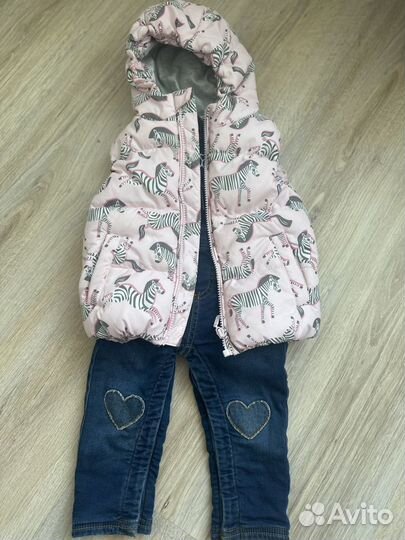 Жилет и Комбинезон mothercare 74-80