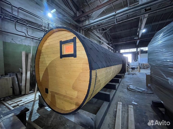 Баня бочка под ключ