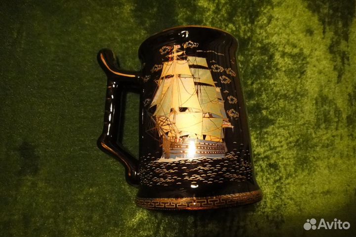 Кружка пивная Коллекционная Корабль Парусник