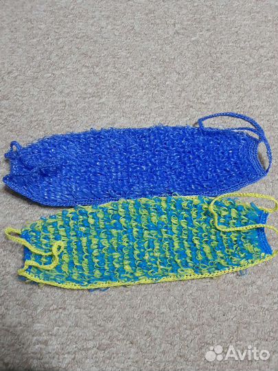 Мочалка ручной вязки