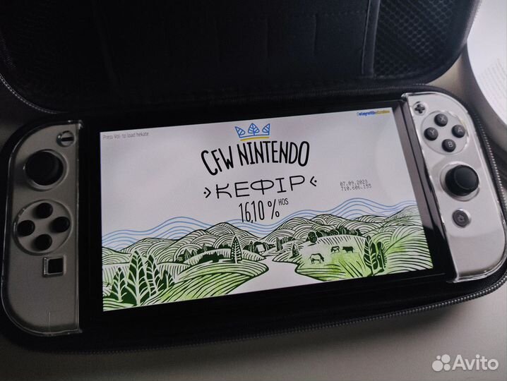 Nintendo switch oled прошитая чипом