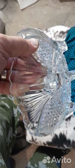 Хрусталь Советский СССР салатник конфетницы