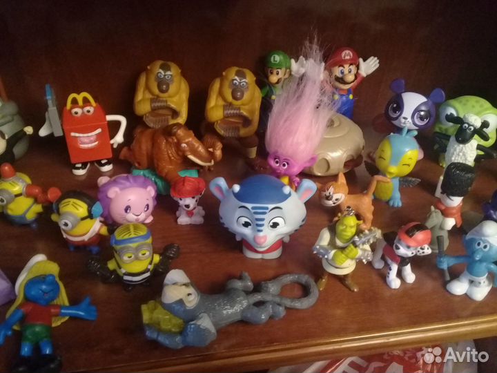 Фигурки макдоналдс чупа чупс киндер