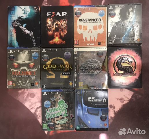 Игры на Ps3 (steelbook) купить в Москве | Электроника | Авито