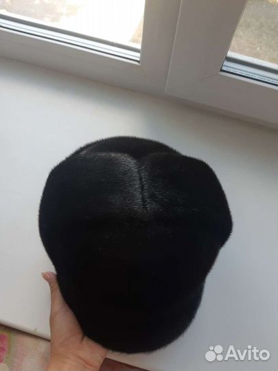 Норковая шапка мужская новая