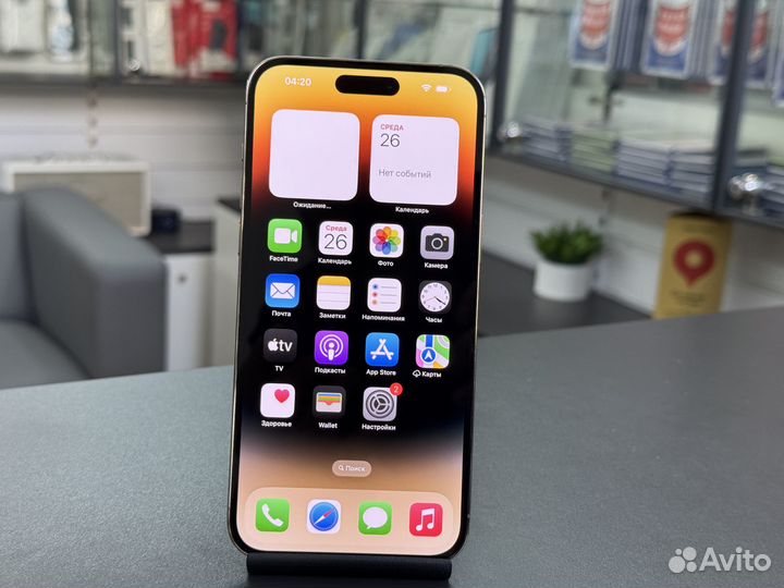 Идеал iPhone 14 Pro Max 128gb gold eSim