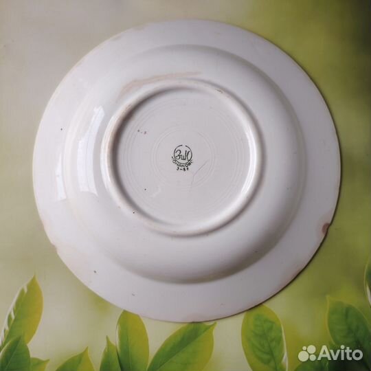 Блюдо тарелка большая зик Конаково СССР
