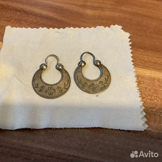 Серьги серебро, калачи, ранние советы