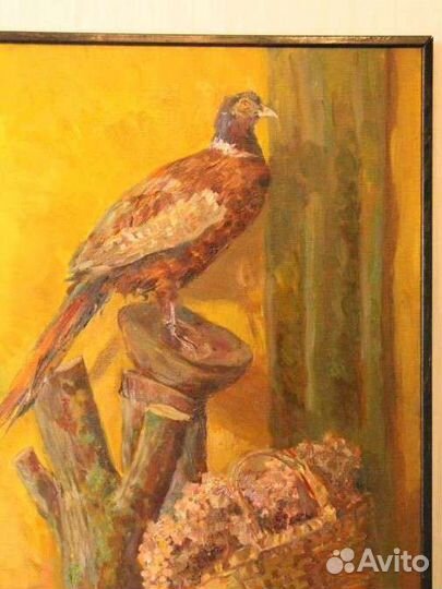 Картина маслом фазан