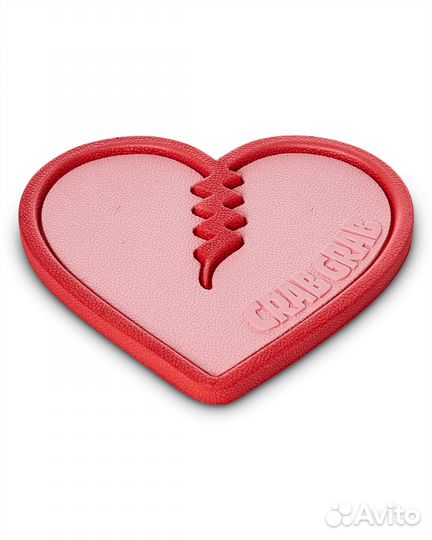 Наклейка на сноуборд crab grab mega heart bubbleg