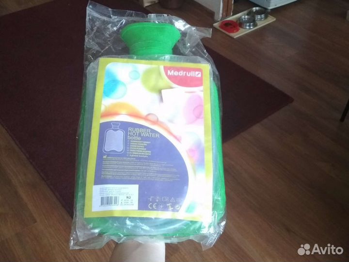 Грелка резиновая комбинированная