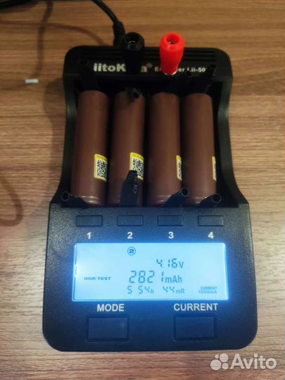 Аккумуляторы li-ion 18650 высокотоковые 2800 мАч