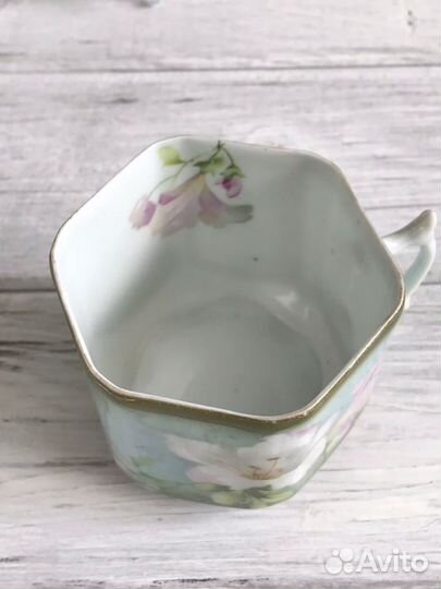 Сахарница чайная пара Вербилки антикварная пара