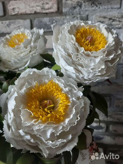 Пионы из фоамирана