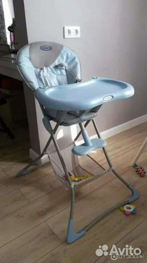 Стульчик для кормления Graco и Икея прокат