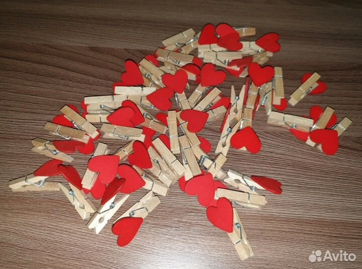 Скрепки с сердечками