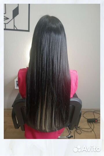 Наращивание волос на дому