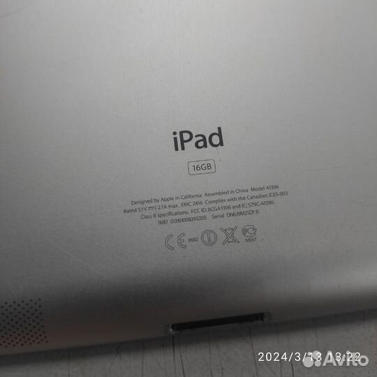 iPad 2 на запчасти 2 штуки