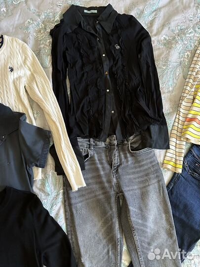 Пакет брендовой одежды на девушку xs
