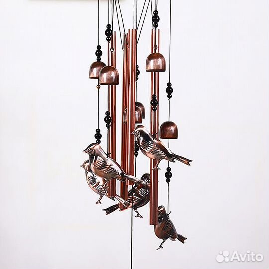 Музыка ветра - Колибри (красная медь)