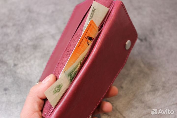 Женский кошелёк из натуральной кожи