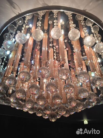 Люстра потолочная светодиодная с пультом