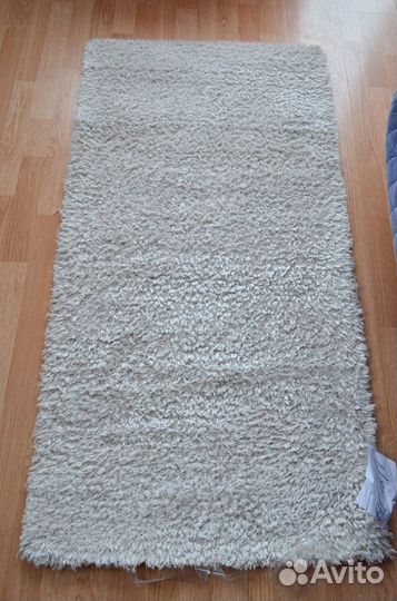 Коврик белый, после химчистки