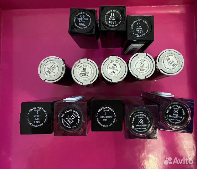 Givenchy помады оригинал нюд и разные оттенки