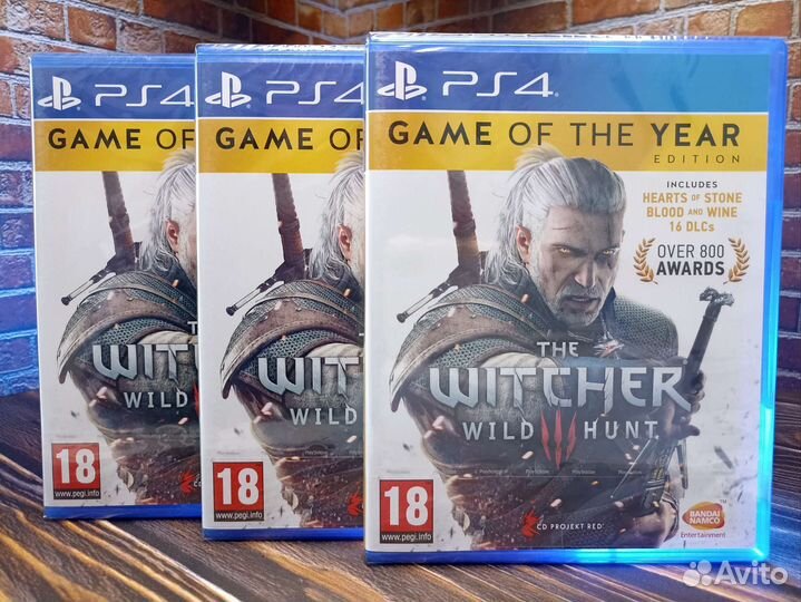 Ведьмак 3 Игра Года PS4