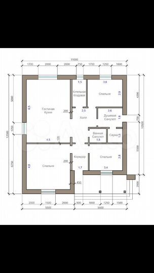 Дом 120 м² на участке 7,7 сот.