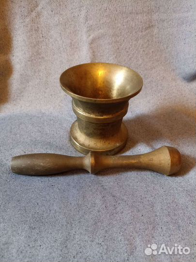 Ступка с пестиком,бронза СССР