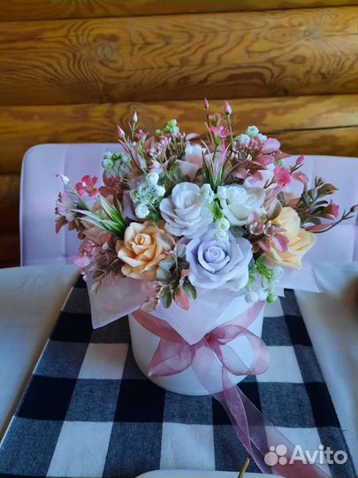 Букеты из мыла ручной работы