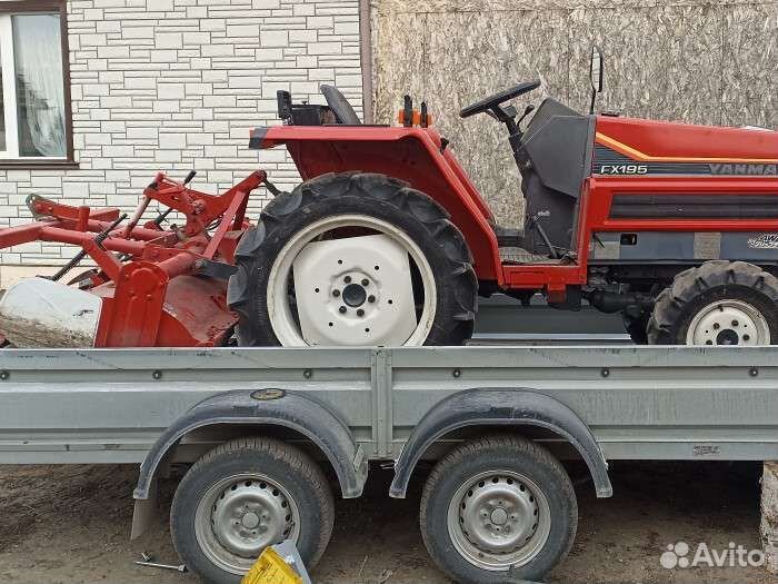 Вспашка земли минитрактором коченёво