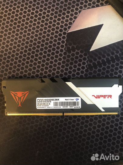 Ddr5 viper 8gb 5200mhz новая