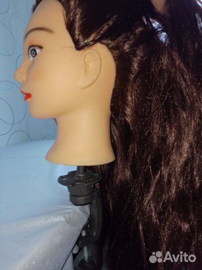 Учебная голова для причесок манекен