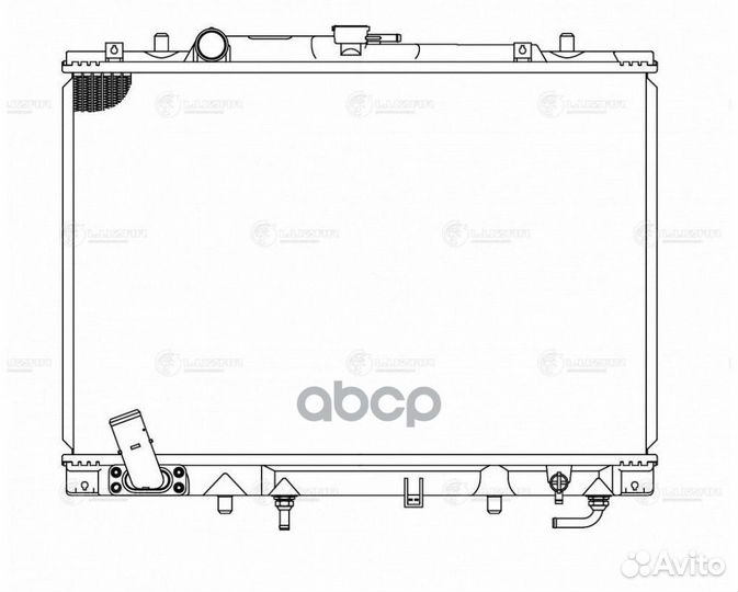 Радиатор mitsubishi pajero sport 3.0 98- LRc 11126