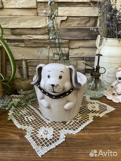 Керамическое кашпо в ассортименте