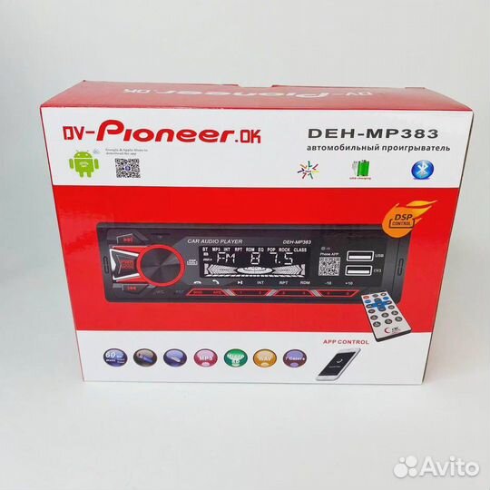 Автомагнитола Dv-Pioneer.ok DEH-MP385/MP384/MP383