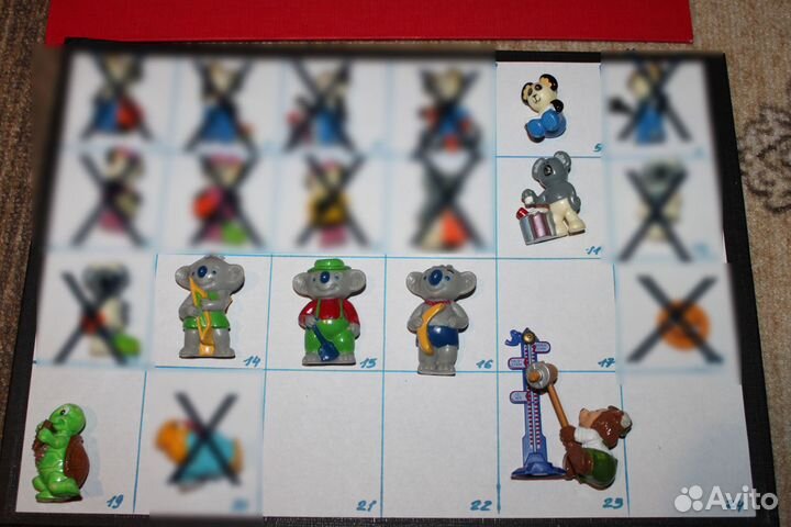 Игрушки из шоколадных яиц, часть 7