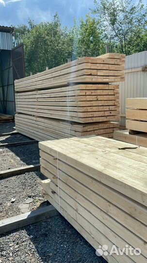 Брус обрезной 200х200х6000мм