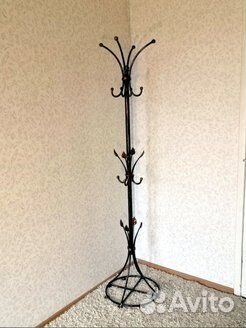 Кованая напольная вешалка №19